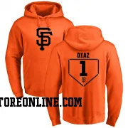 Orange Men's Isan Diaz San Francisco Giants RBI Pullover Hoodie