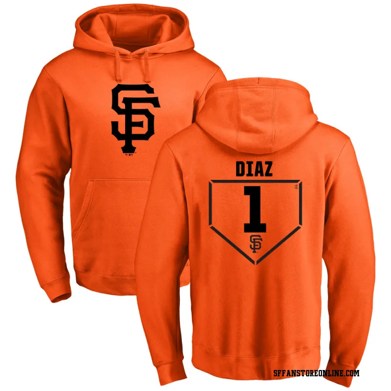 Orange Men's Isan Diaz San Francisco Giants RBI Pullover Hoodie