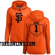 Orange Women's Isan Diaz San Francisco Giants RBI Pullover Hoodie