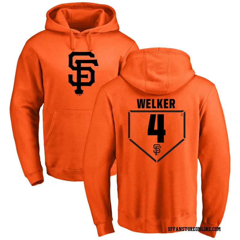 Orange Youth Colton Welker San Francisco Giants RBI Pullover Hoodie
